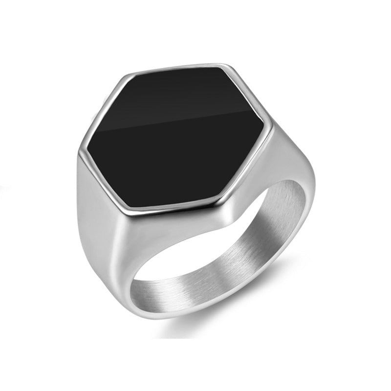 Stainless Steel Men's Ring