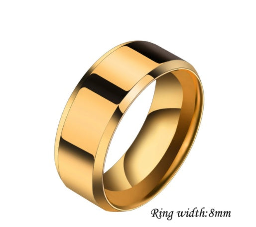 Rings for Men and Women 8mm and 6mm multiple color options available