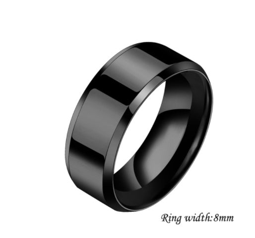 Rings for Men and Women 8mm and 6mm multiple color options available